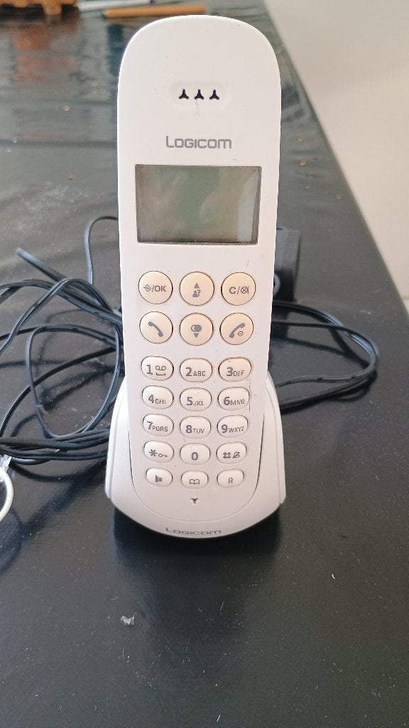 Téléphone fixe sans fil, LOGICOM, TBE, Télécoms, Enlèvement, 1 combiné