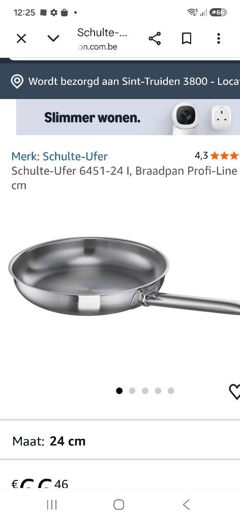 2 sus braadpannen, Maison & Meubles, Cuisine | Casseroles & Poêles, Enlèvement, Comme neuf, Inox, Ensemble de casseroles
