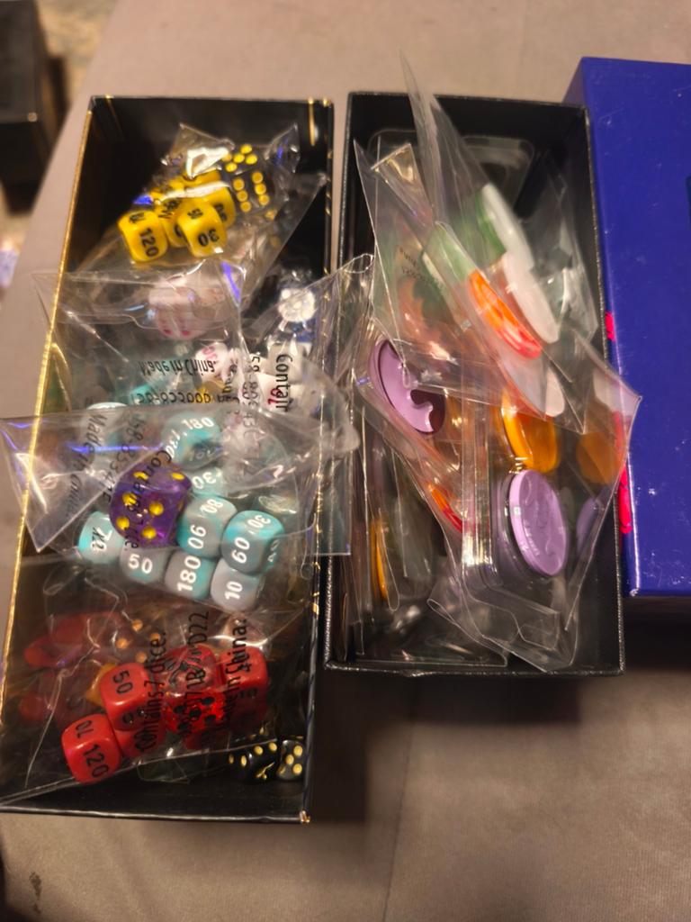 Pokemon dobbelstenen, damage counters, Ophalen