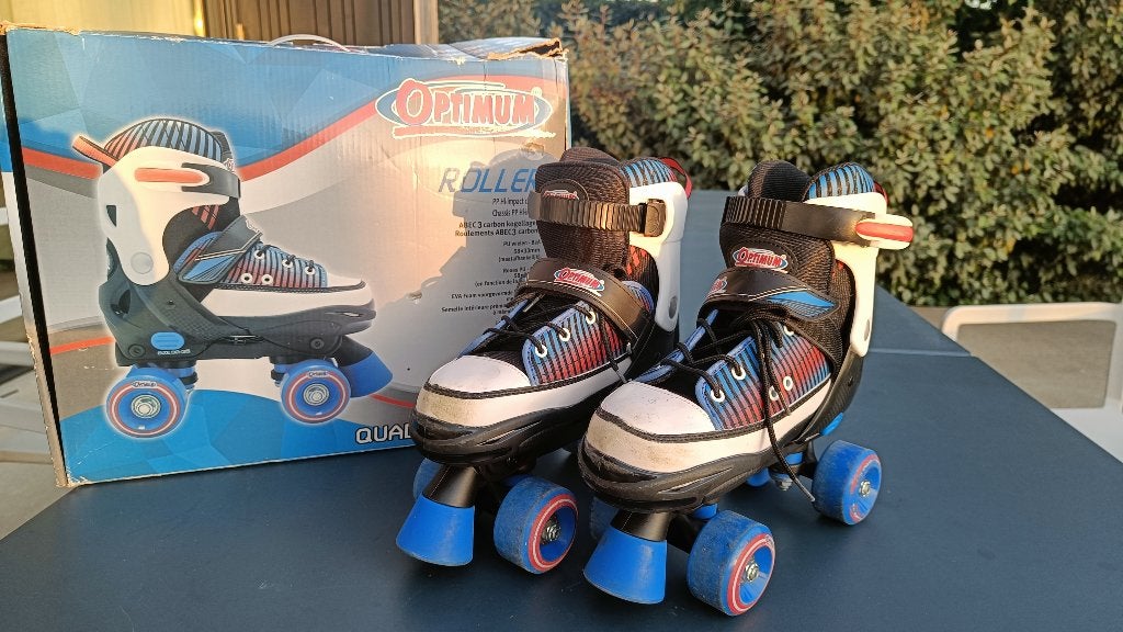 Rolschaatsen, Ophalen, Verstelbaar, Kinderen, Zo goed als nieuw