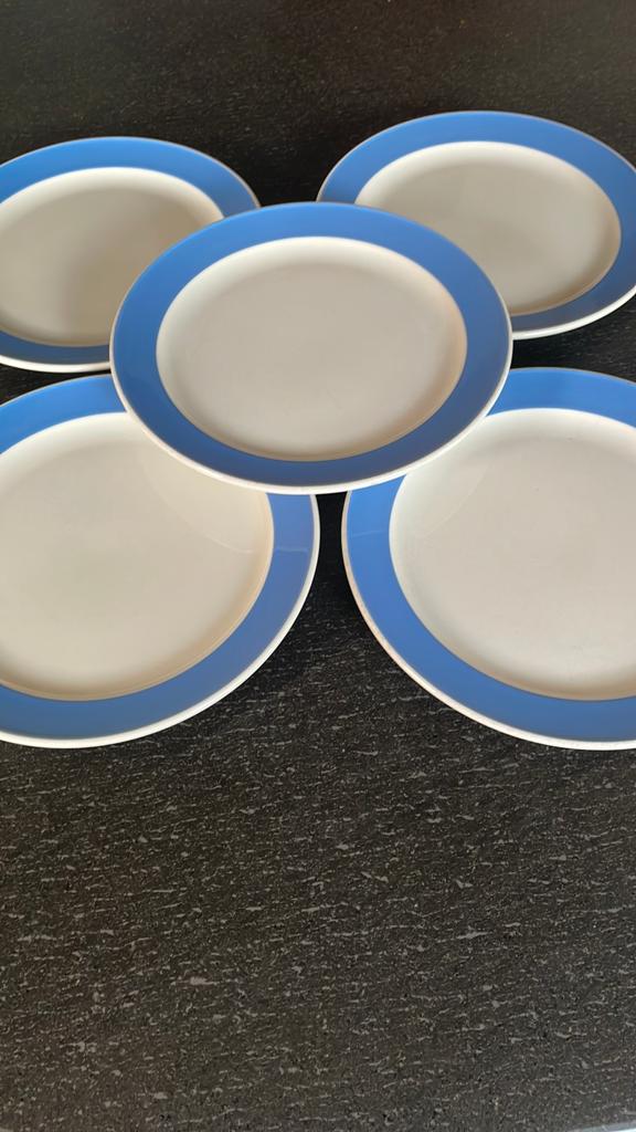 5 platte villeroy&boch borden, Antiek en Kunst, Ophalen