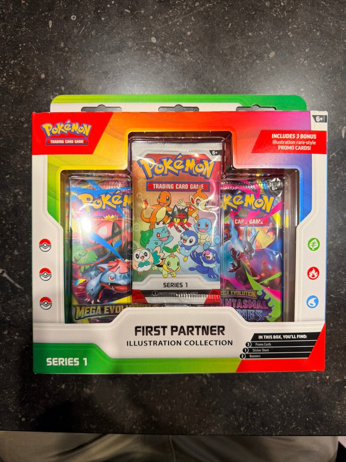 Collection d'illustrations Pokémon First Partner, série 1, Enlèvement ou Envoi, Neuf, Autres types, Foil