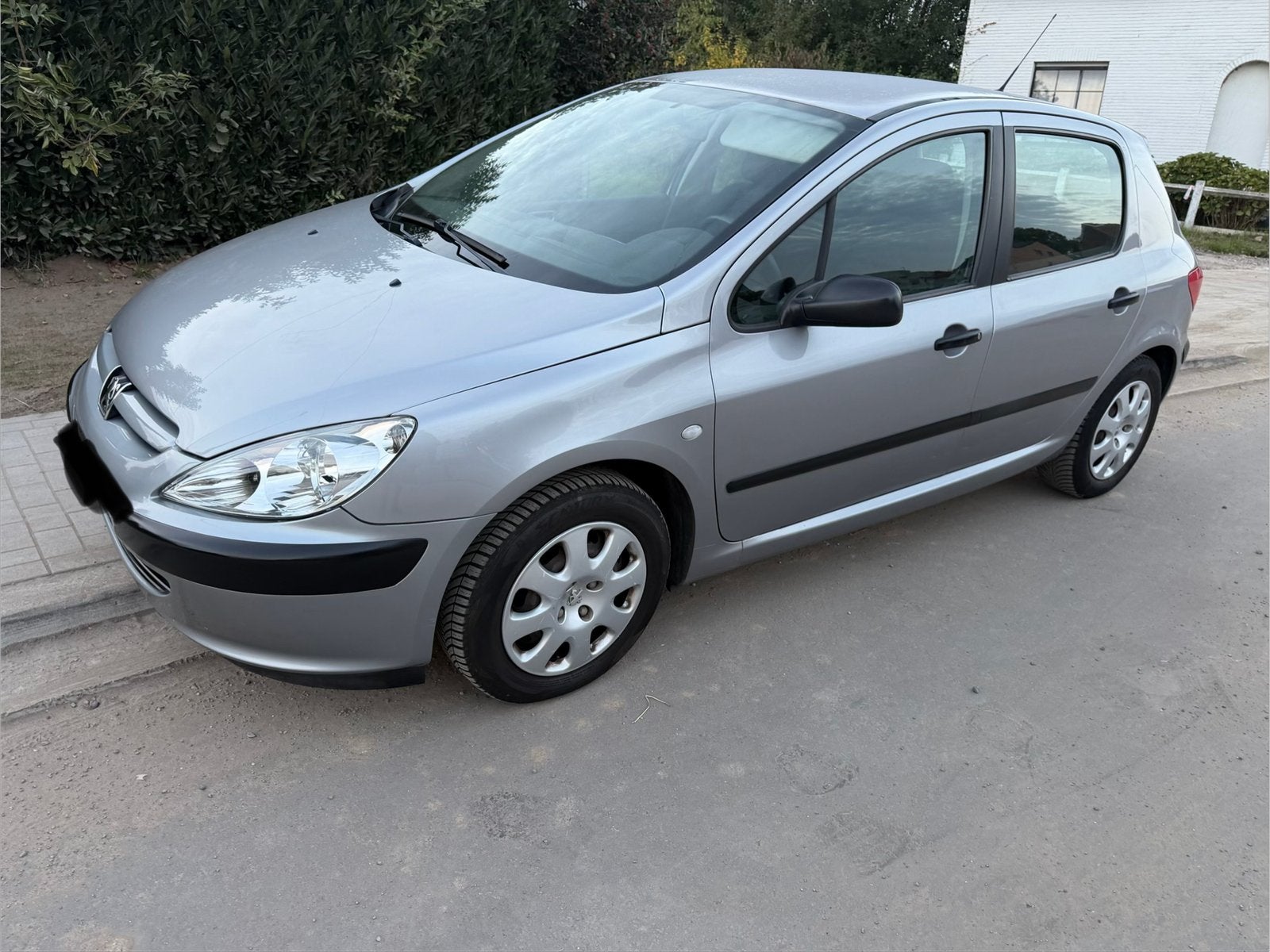 Peugeot 307 1.4 HDI *143.000 Km*2004*PROPER*5 DEURS*1E MAIN*, Argent ou Gris, Achat, 50 kW, Noir