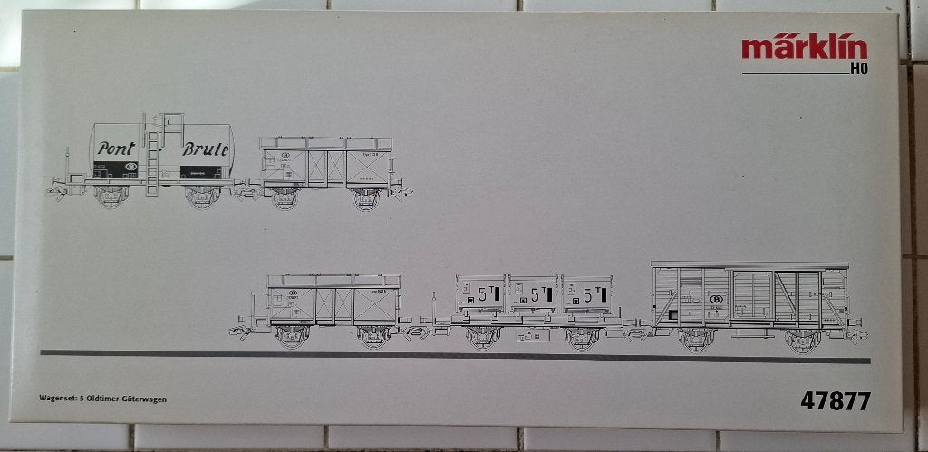 Marklin 47877 SNCB NMBS, Enlèvement ou Envoi, Courant alternatif, Wagon, Comme neuf