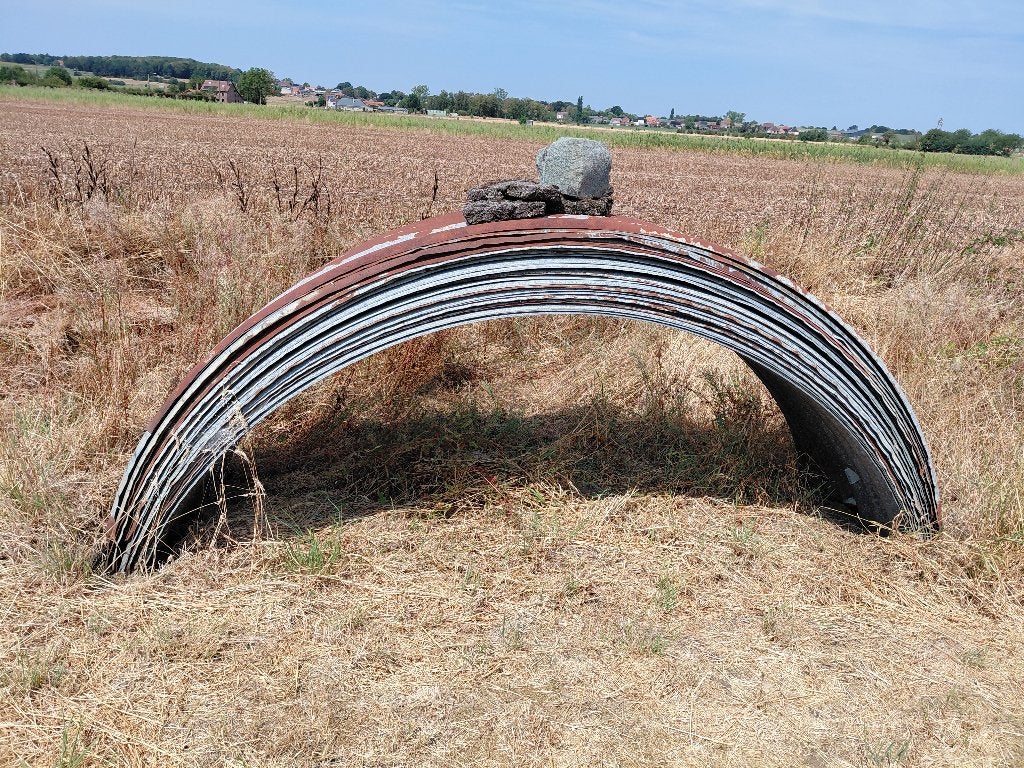 Gebogen witloof platen, Doe-het-zelf en Bouw, Dakpannen en Dakbedekking, Ophalen, Gebruikt, 15 m² of meer, Golfplaat