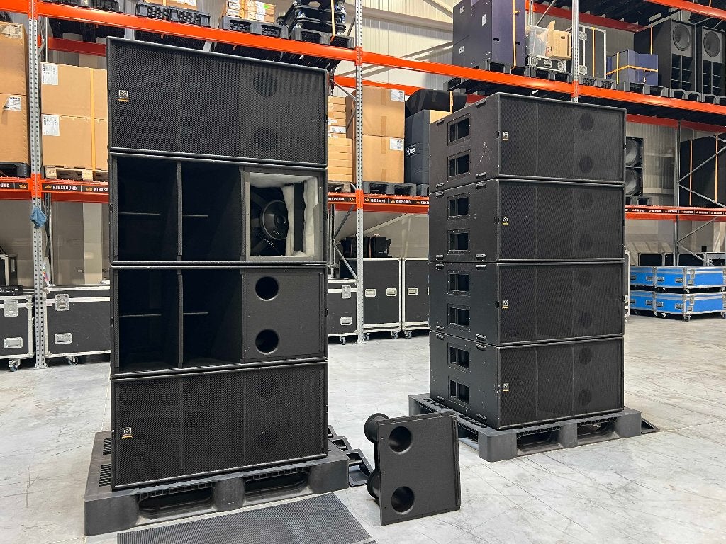 8x Martin Audio WLX-GS 18" hybrid horn/reflex sub 142dB, TV, Hi-fi & Vidéo, Enceintes, Enlèvement ou Envoi, Utilisé, 150 watts ou plus