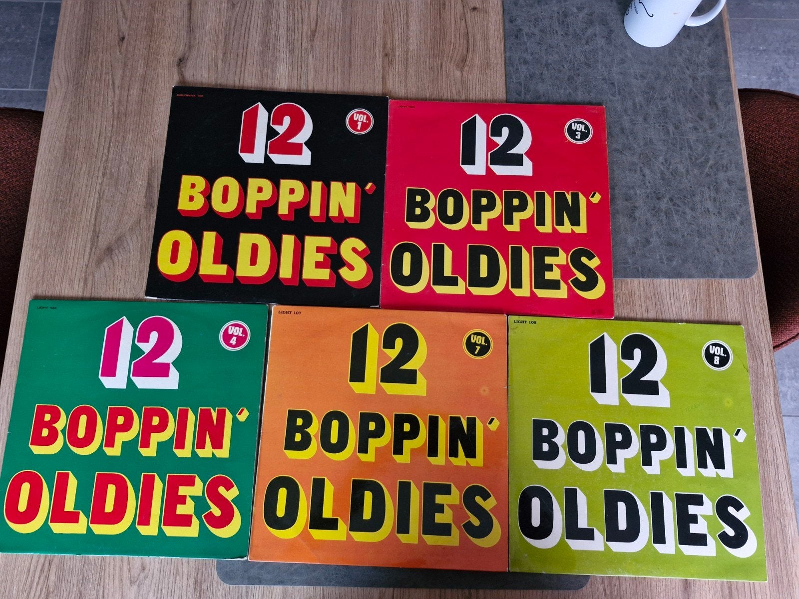 12 boppin oldies vol.1/3/4/7/8, Cd's en Dvd's, Vinyl | Overige Vinyl, Ophalen