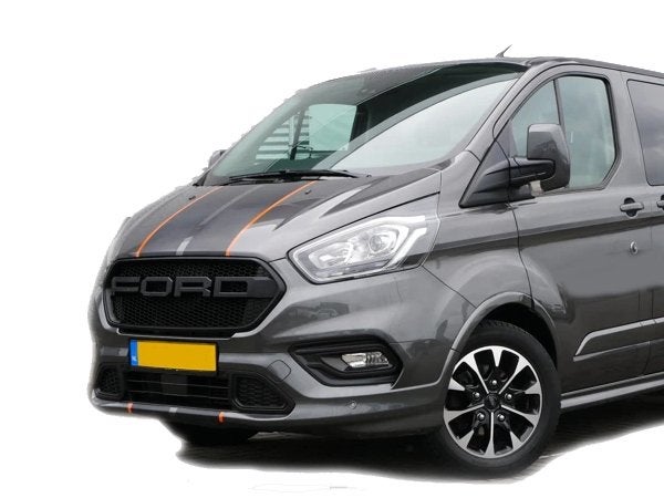 Ford Transit Custom (03/2018 - 09/2023) grill Raptor style, Niet ingevuld, Ford, Voor, Niet ingevuld