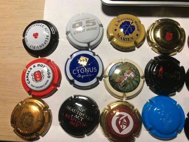 24 cava caps tomorrowland perelada parxet enz geen champagne, Enlèvement ou Envoi