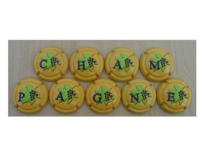 Champagne capsules - Generieken - Puzzle relief (G C106), Verzamelen, Verzenden