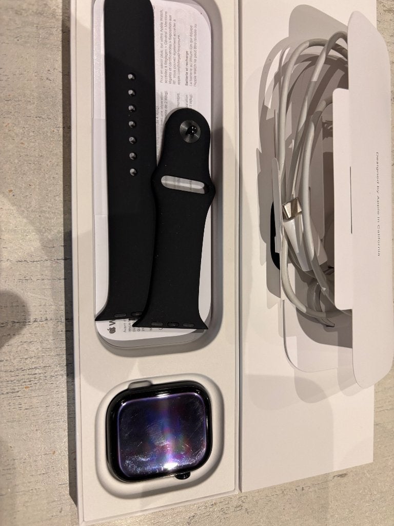 Apple Watch ️ série 10 46mm noir, Étanche, IOS, Comme neuf, Enlèvement