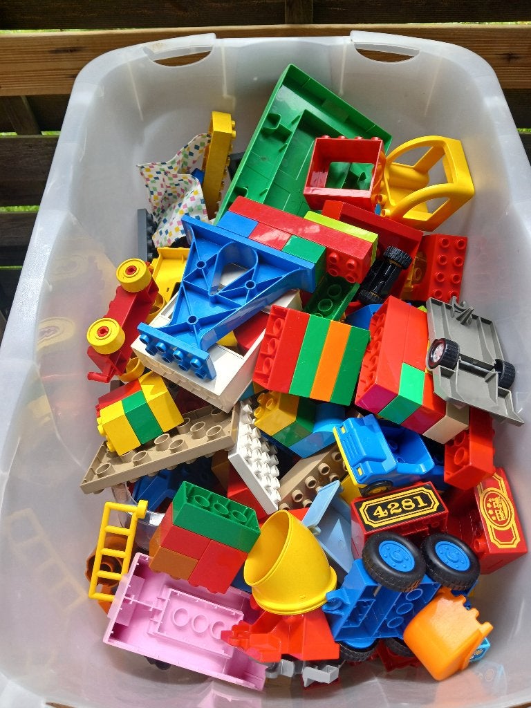 Groot lot duplo treinsporen bruggen enzo, Overige thema's, Pièces supplémentaires incluses, Comme neuf, Enlèvement