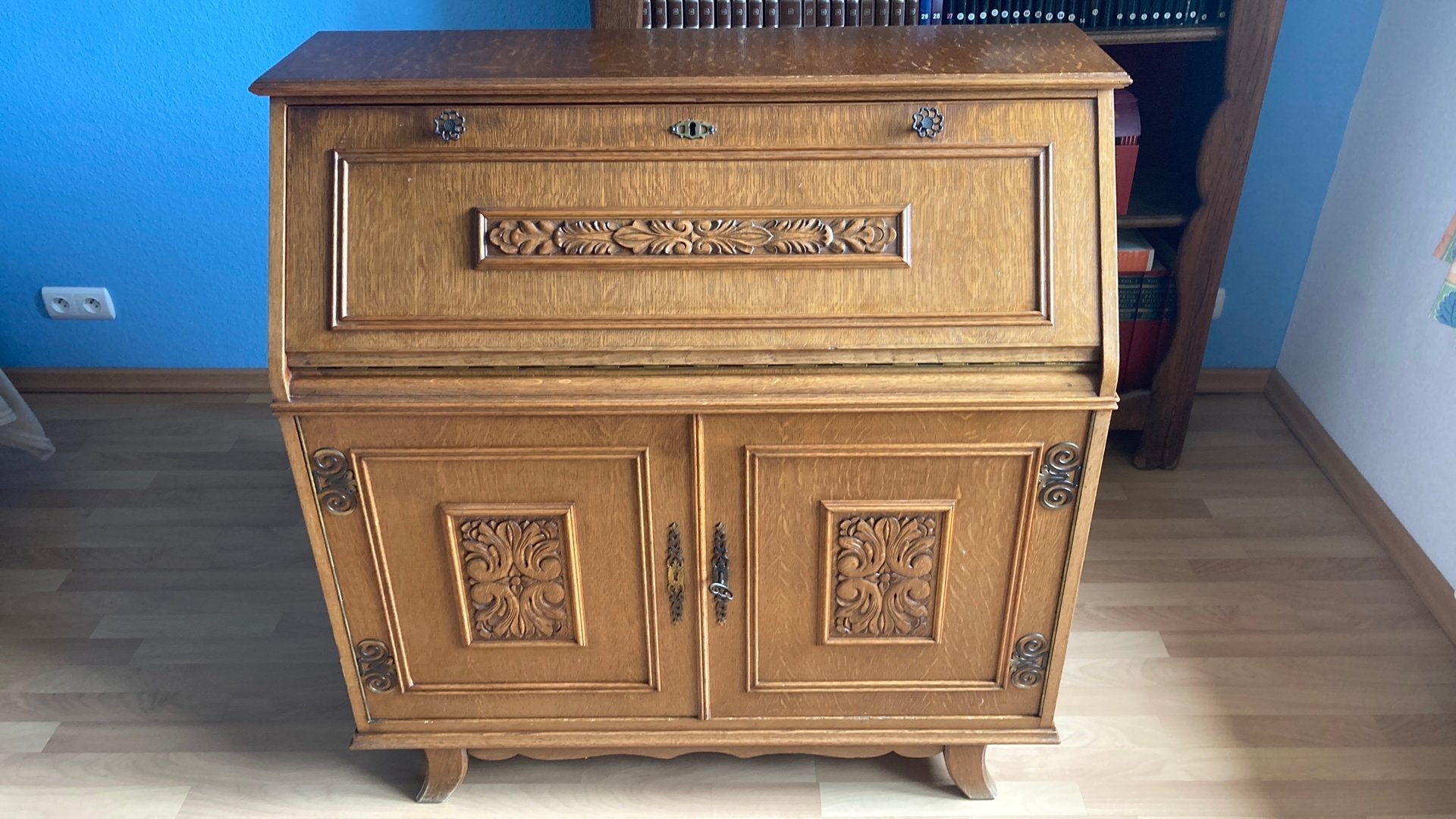 Armoire secrétaire ancien, Maison & Meubles, Armoires | Secrétaires, Enlèvement, Comme neuf