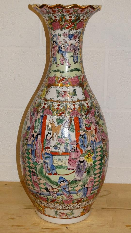 grote Famille Rose vaas, Antiek en Kunst, Ophalen