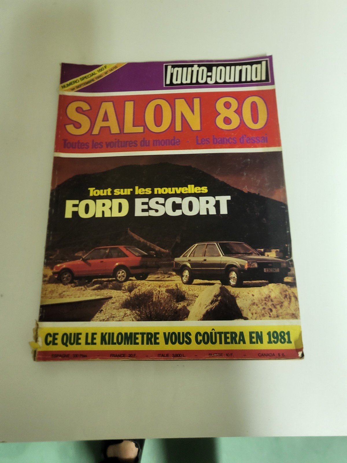 Carnet de voiture 1980, Enlèvement