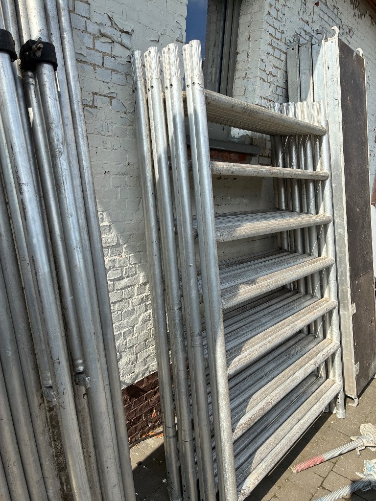 Aluminium rolstelling in perfecte staat!, Doe-het-zelf en Bouw, Ophalen, Zo goed als nieuw, Rolsteiger of Kamersteiger, 5 meter of hoger