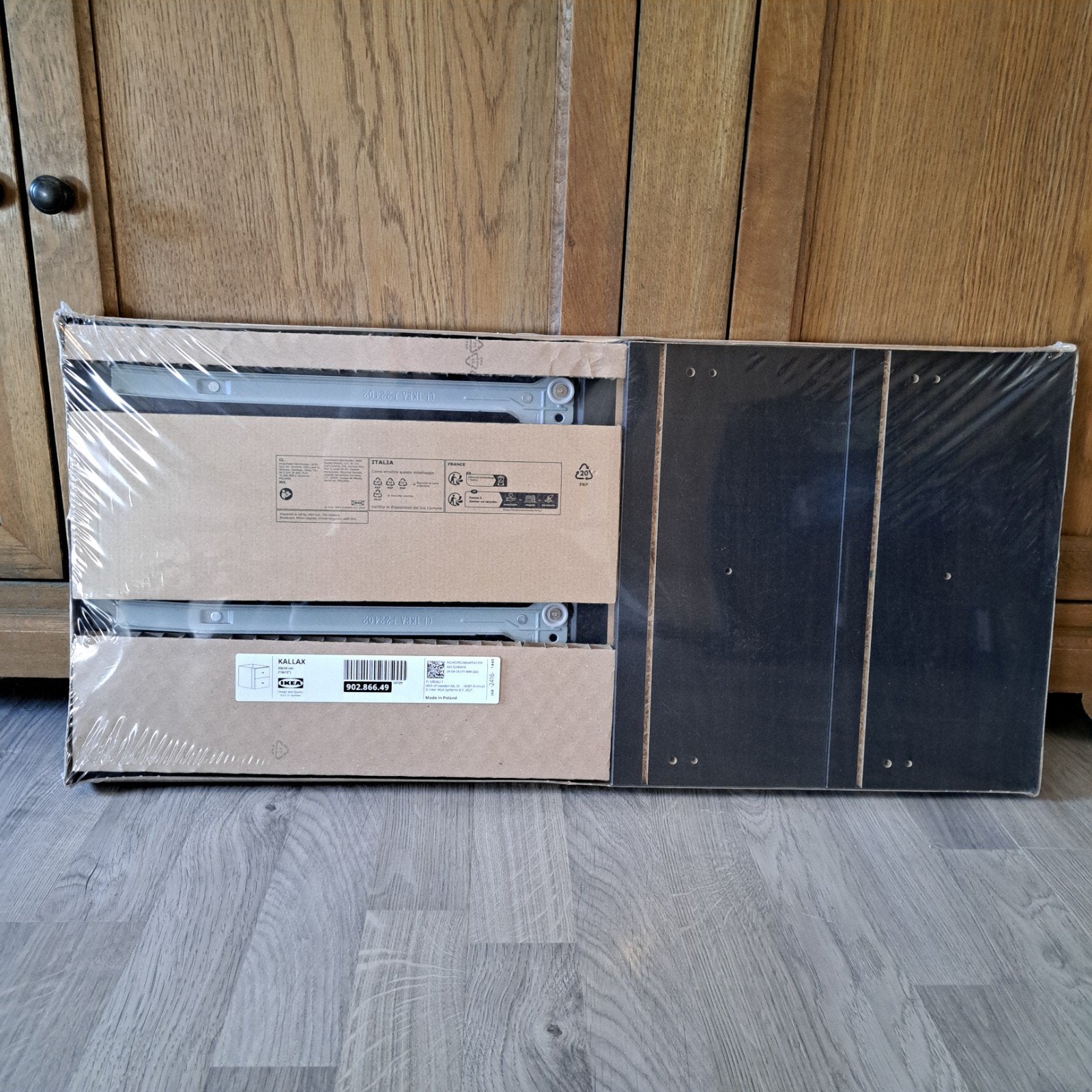 Ikea Kallax inzet met lades, Huis en Inrichting, Ophalen, Nieuw