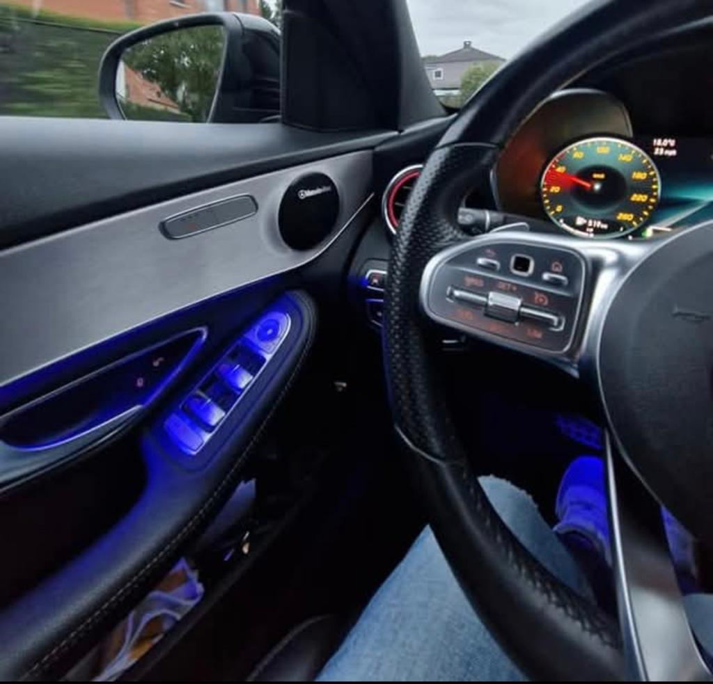 Mercedes c220 2018.196pk in heel goede staat., Auto's, Mercedes-Benz, Lederen bekleding, Elektrisch, Grijs, Particulier