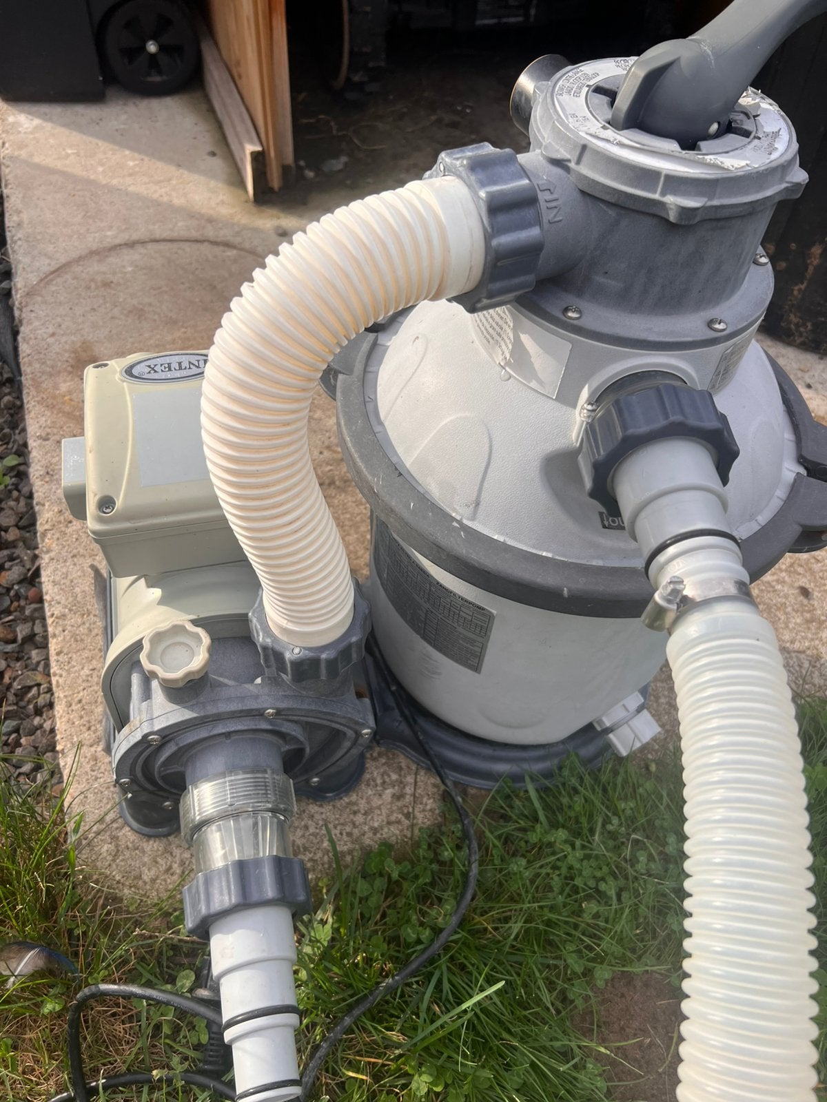 Zandfilter/glasfilter Intex 4000l/h, Ophalen, Gebruikt, Zwembadpomp