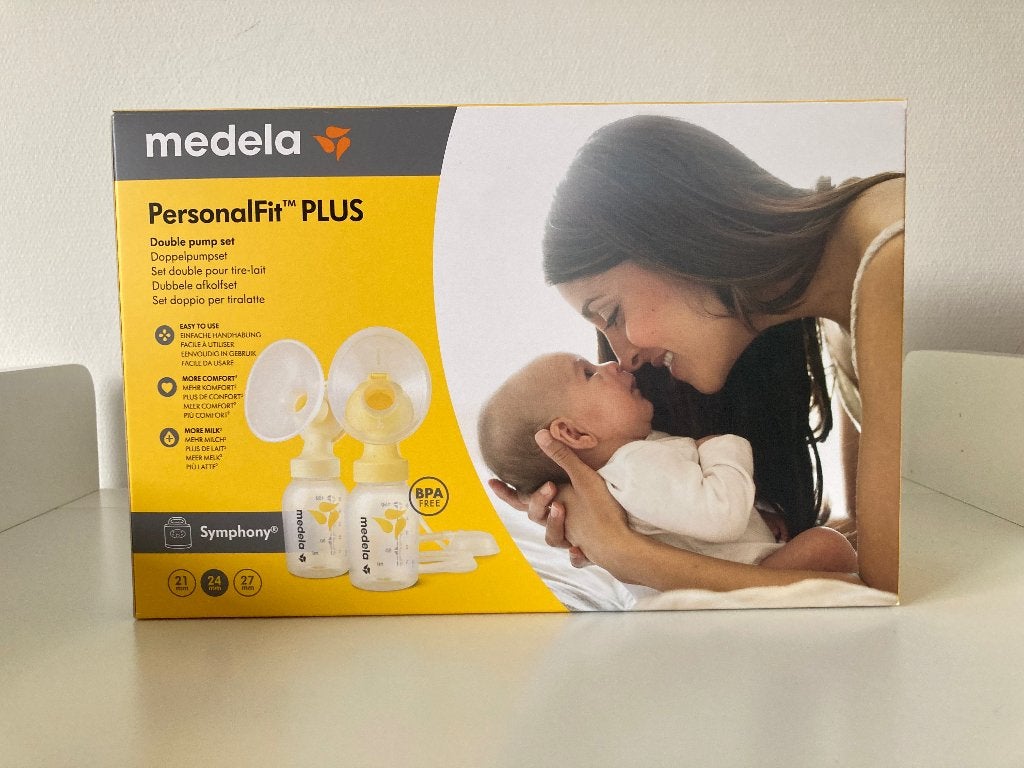 Medela dubbele pompset, Kinderen en Baby's, Babyvoeding en Toebehoren, Ophalen, Zo goed als nieuw, Borstkolf, Medela