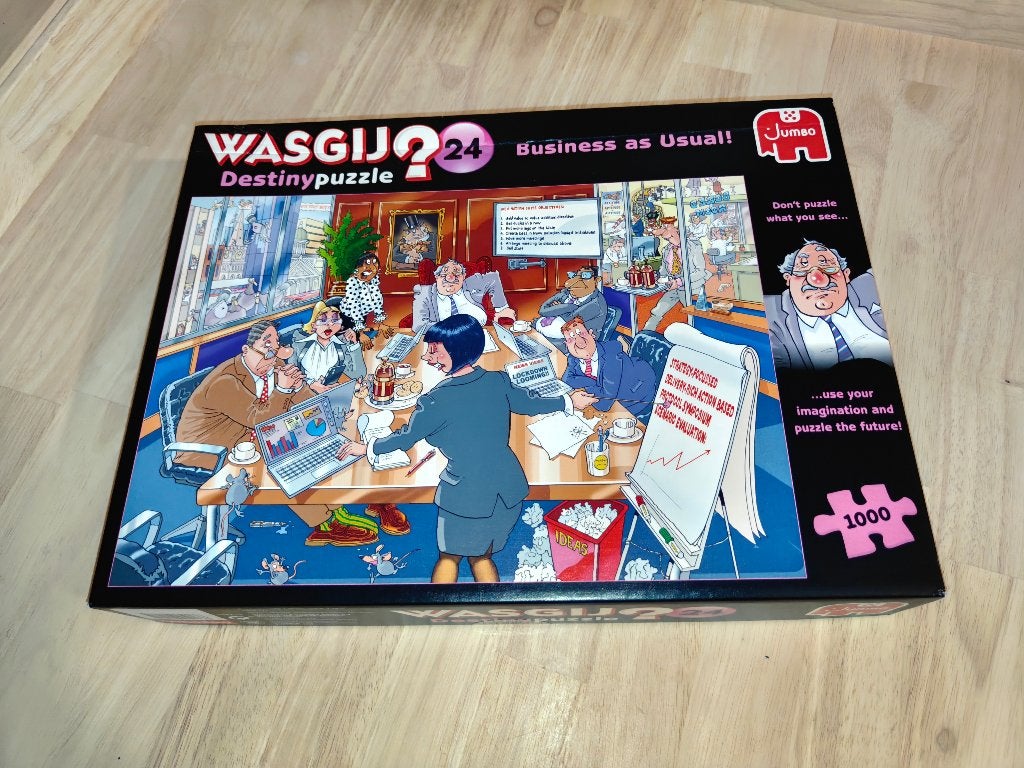 Wasgij puzzels 1000 stukken, Enlèvement, 500 à 1500 pièces, Utilisé, Puzzle