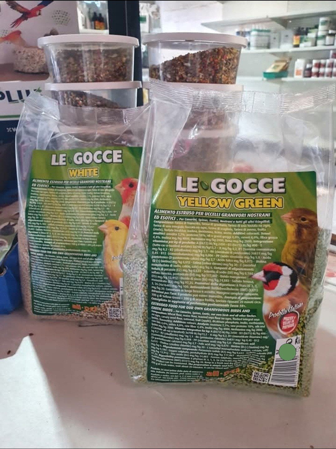 Le Gocce Jaune Vert 900 grammes, Animaux & Accessoires, Enlèvement