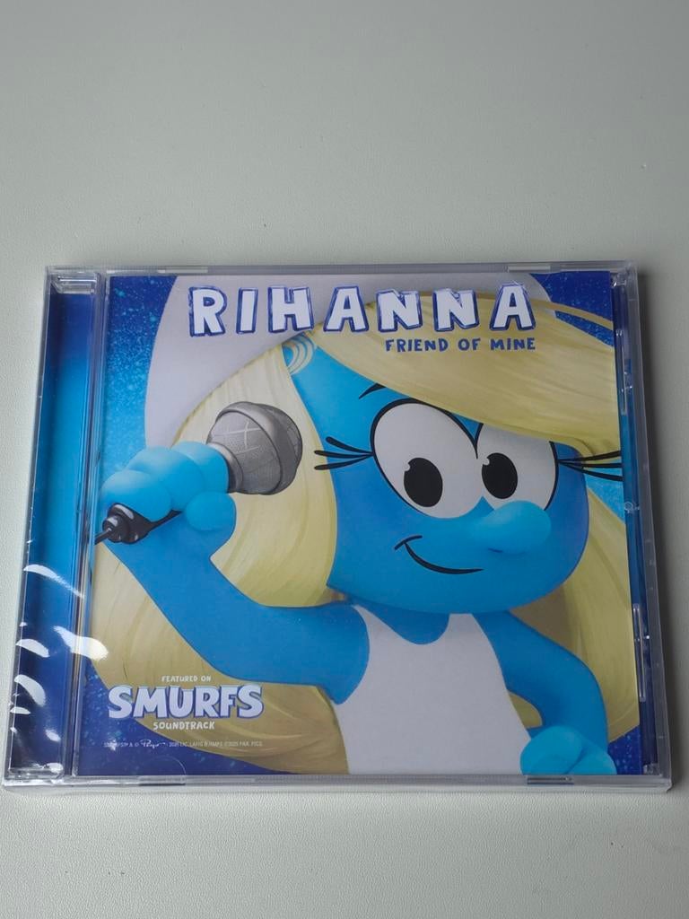 CD Rihanna Friend of Mine Schtroumpf, Collections, Schtroumpfs, Envoi, Neuf, Schtroumpfette, Autres types