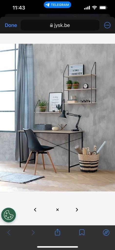 Bureau, Ophalen of Verzenden, Zo goed als nieuw, Jysk