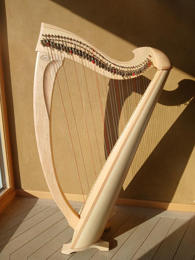 Salvi Una esdoornharp, Ophalen, Zo goed als nieuw