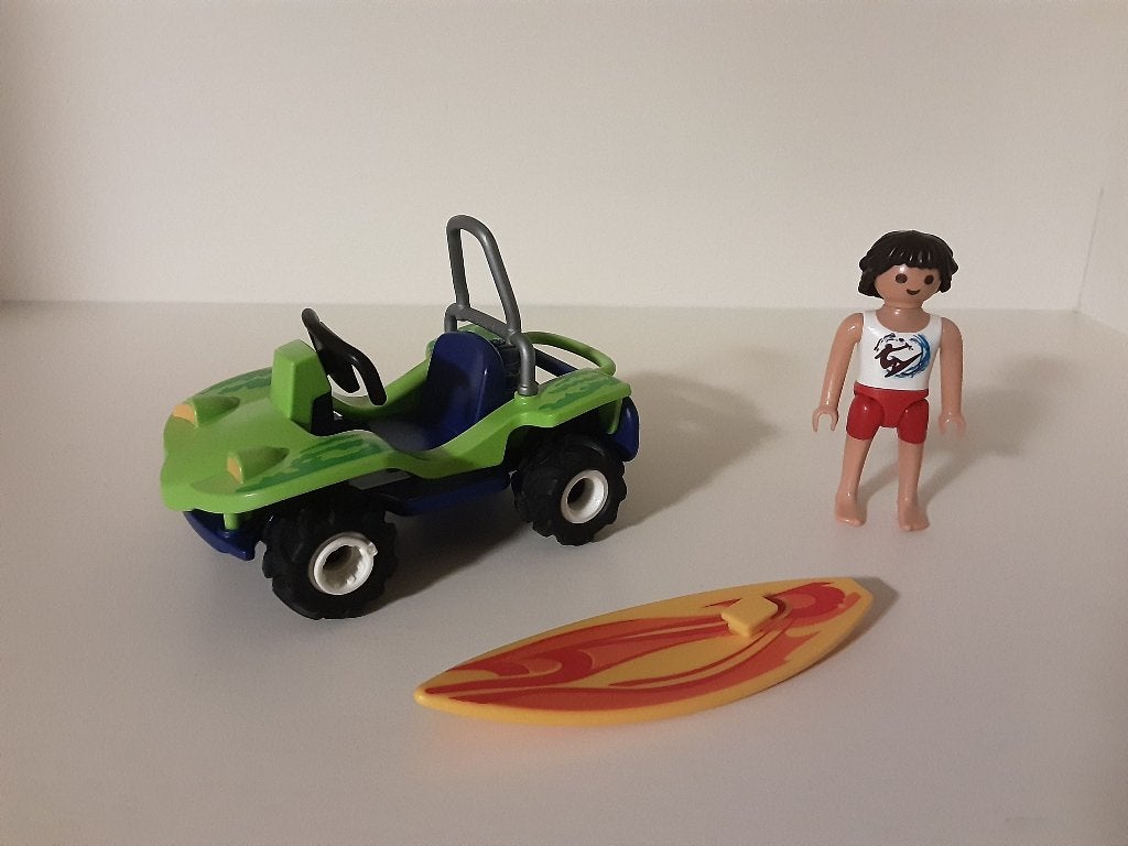 Surfeur et quad Playmobil, Enfants & Bébés, Jouets | Playmobil, Enlèvement ou Envoi, Comme neuf, Kit complet, Figurines