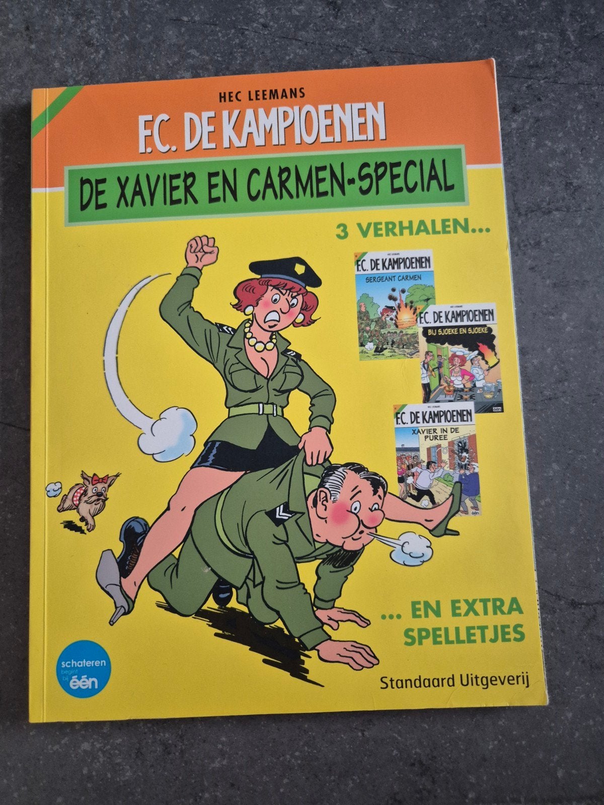 strips FC De Kampioenen- de xavier en Carmen special, Ophalen, Zo goed als nieuw, Hec Leemans