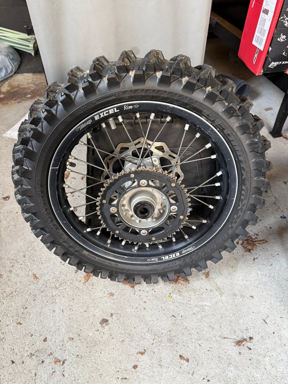 Excel achterwiel(groot wiel 85cc), Motoren, Ophalen, Gereviseerd