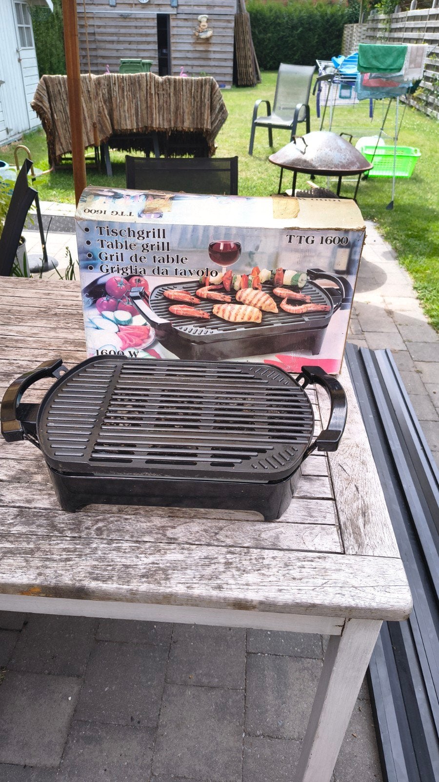 Gril de table électrique, barbecue de table, Jardin & Terrasse, Enlèvement