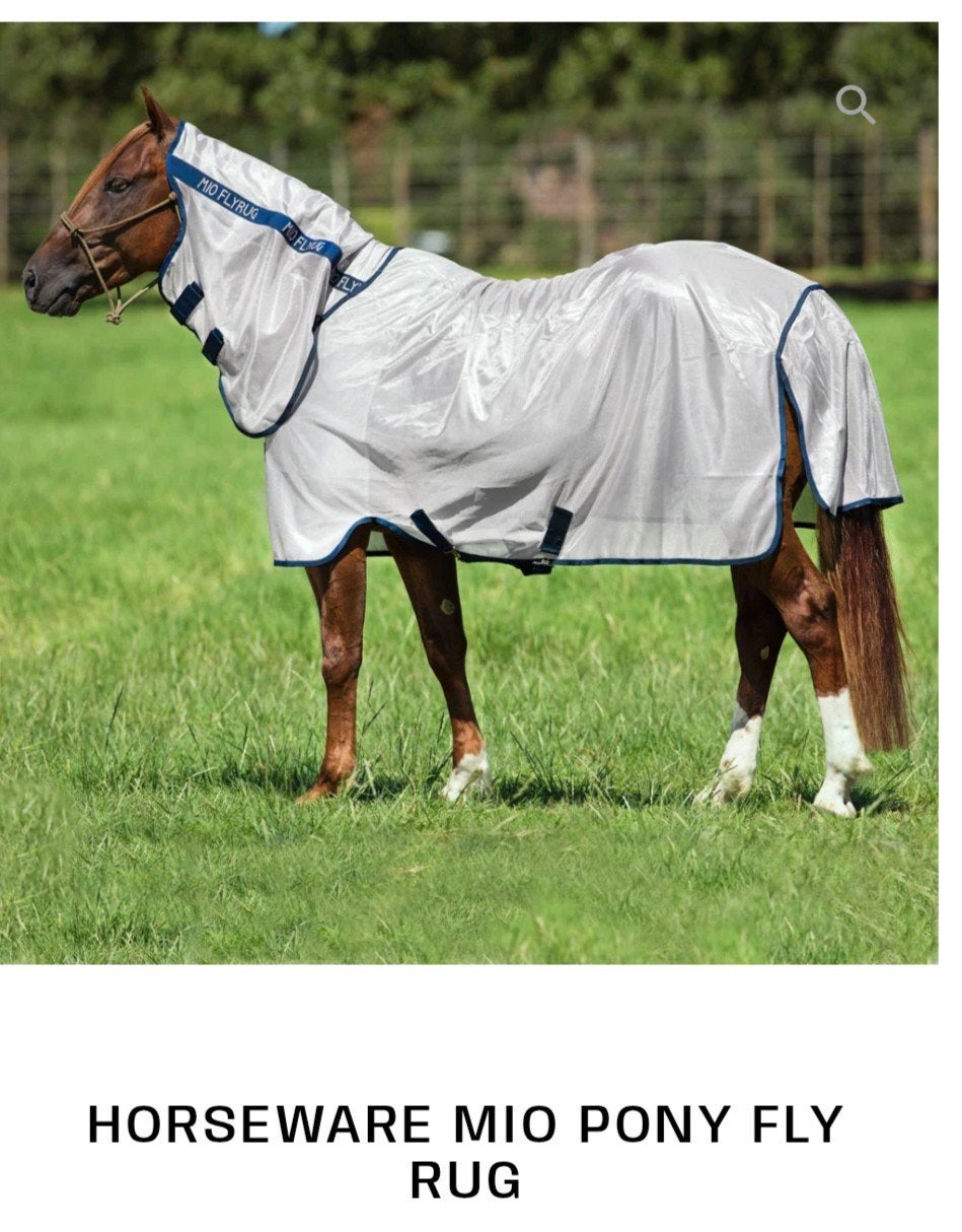 gezocht: Mio (horseware) pony vliegendeken 5.6 of 5'9, Enlèvement, Couverture anti-mouches, Horseware