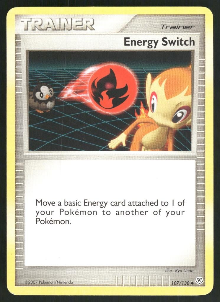 Energy Switch 107/130 - Diamond &amp; Pearl (Fair), Hobby en Vrije tijd, Verzamelkaartspellen | Pokémon, Verzenden, Gebruikt