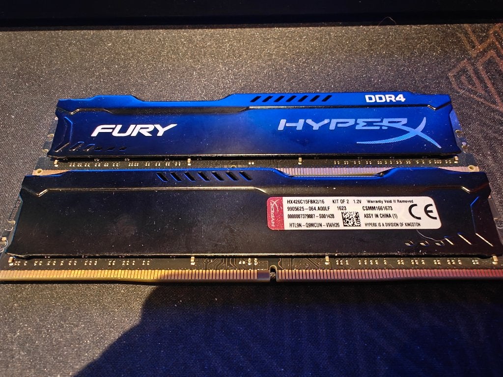 HyperX Fury DDR4 16Gb @ 2600Mhz, Computers en Software, RAM geheugen, Ophalen, DDR4, Zo goed als nieuw, Desktop