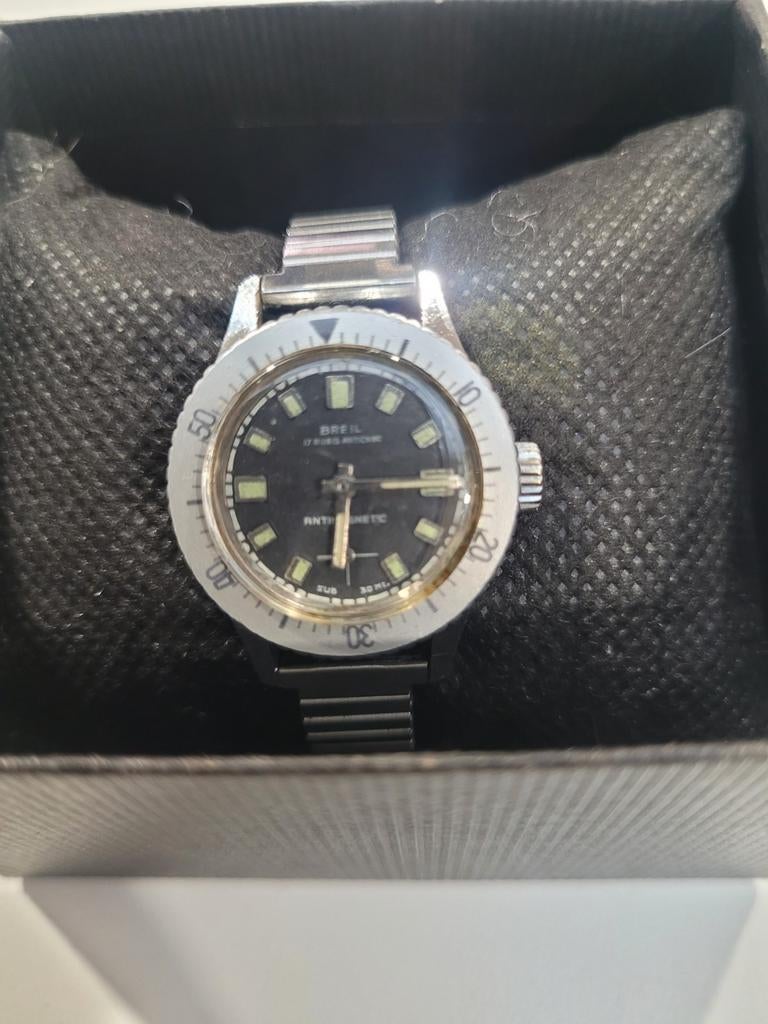 Vendu!!! Rare Montre Vintage Breil Diver "Lady" – État Neuf, Ophalen