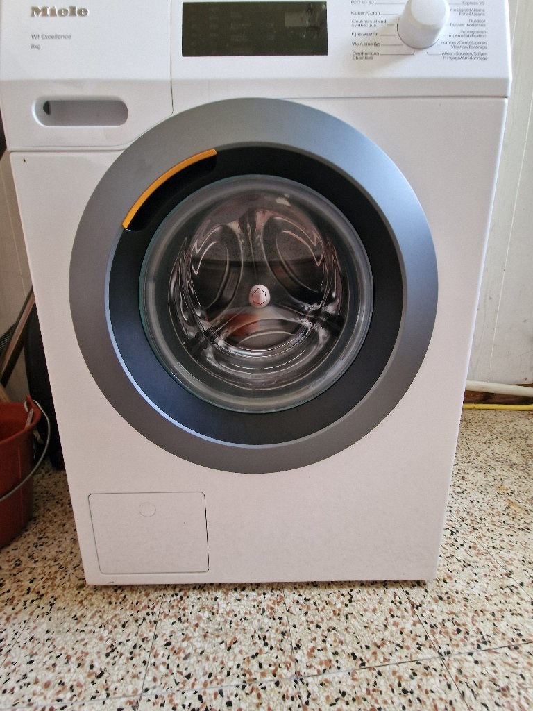 Wasmachine Miele + gratis droogkast Siemens, Electroménager, 8 à 10 kg, Enlèvement, Comme neuf, Chargeur frontal