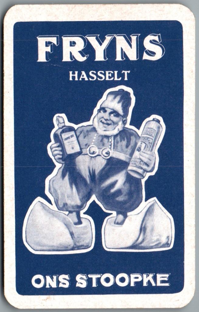 speelkaart - LK14904 - Fryns Hasselt, Collections, Envoi, Comme neuf, Carte(s) à jouer