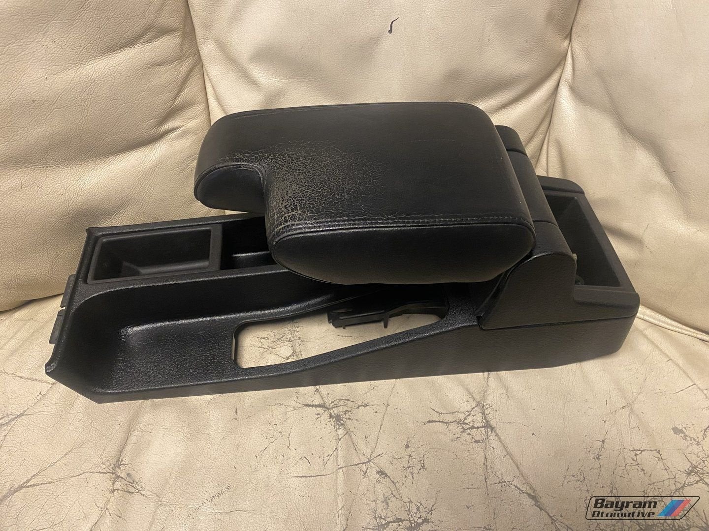 Bmw E36 cabrio armsteun set zwart leder 3-serie midden m3, Gebruikt, -, -, Ophalen of Verzenden