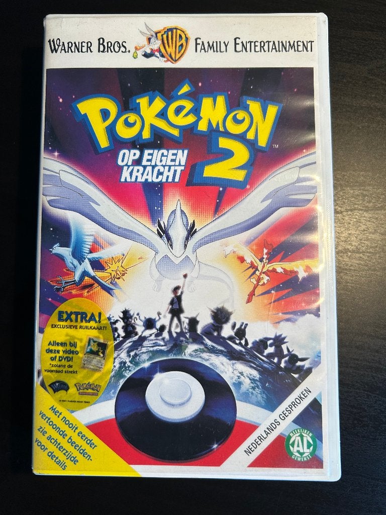 pokemon 'op eigen kracht' videocassette - vintage !!!!, Cd's en Dvd's, Ophalen of Verzenden, Gebruikt, Nederlands, VHS