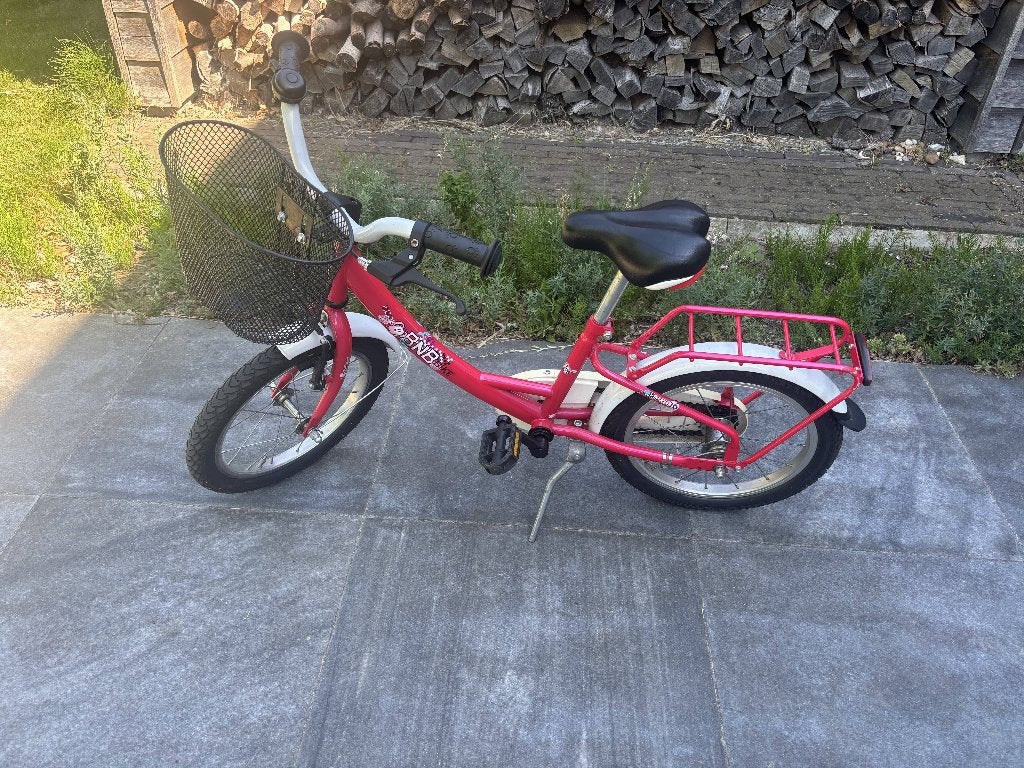 kinderfiets 16 inch, Fietsen en Brommers, Fietsen | Kinderfietsjes, Ophalen, Terugtraprem, BNB Bike, 16 tot 20 inch