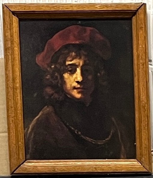 Cadres anciens, y compris des copies de Rembrandt et Vermeer, Antiquités & Art, Portrait ou Personnes, Enlèvement ou Envoi, Autres techniques