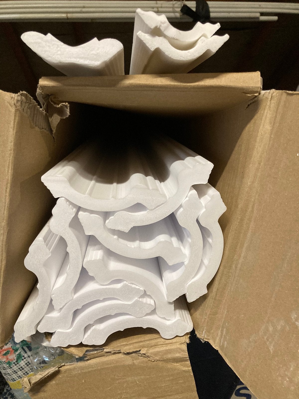 Sierlijsten voor tussen plafond en muur, Doe-het-zelf en Bouw, Ophalen, Kunststof, Lijsten, Zo goed als nieuw