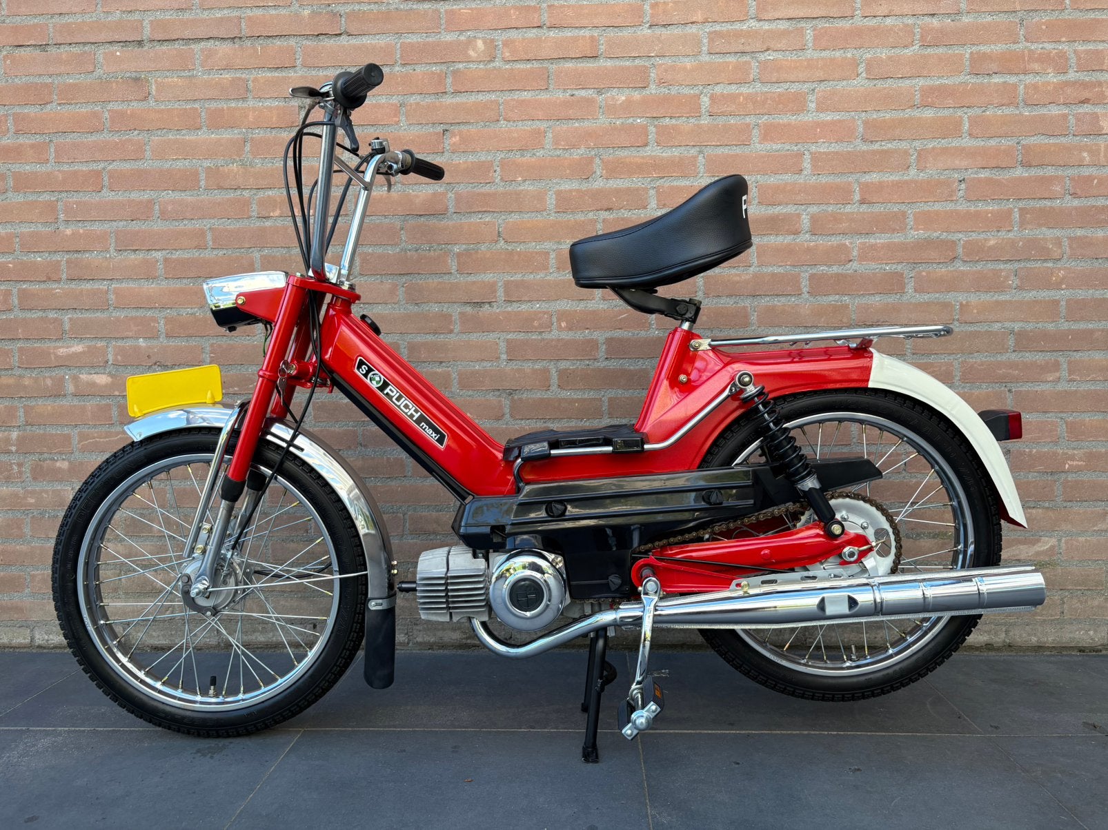 Puch Maxi S Steyr 1974 – Matching Frame & Blok, Ophalen, 1 versnellingen, Klasse B (45 km/u), Zo goed als nieuw