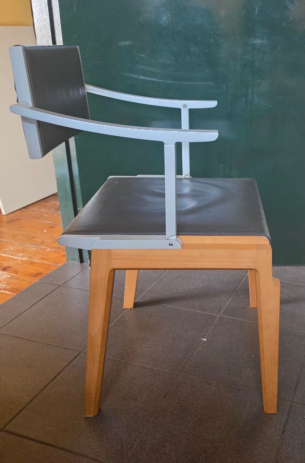 6 chaises convertibles vintage avec/sans dossier, Maison & Meubles, Enlèvement, Bois