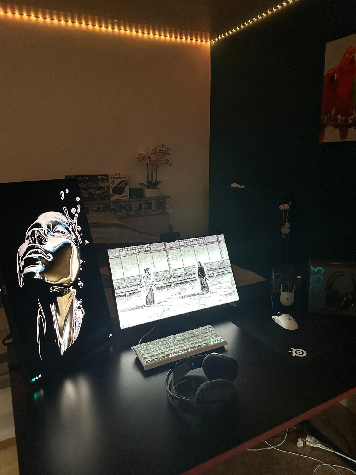 ️ Setup Gaming complet à vendre – RTX 4060 Ti / OLED 240 Hz, Comme neuf, Enlèvement, Tapis de souris, PC