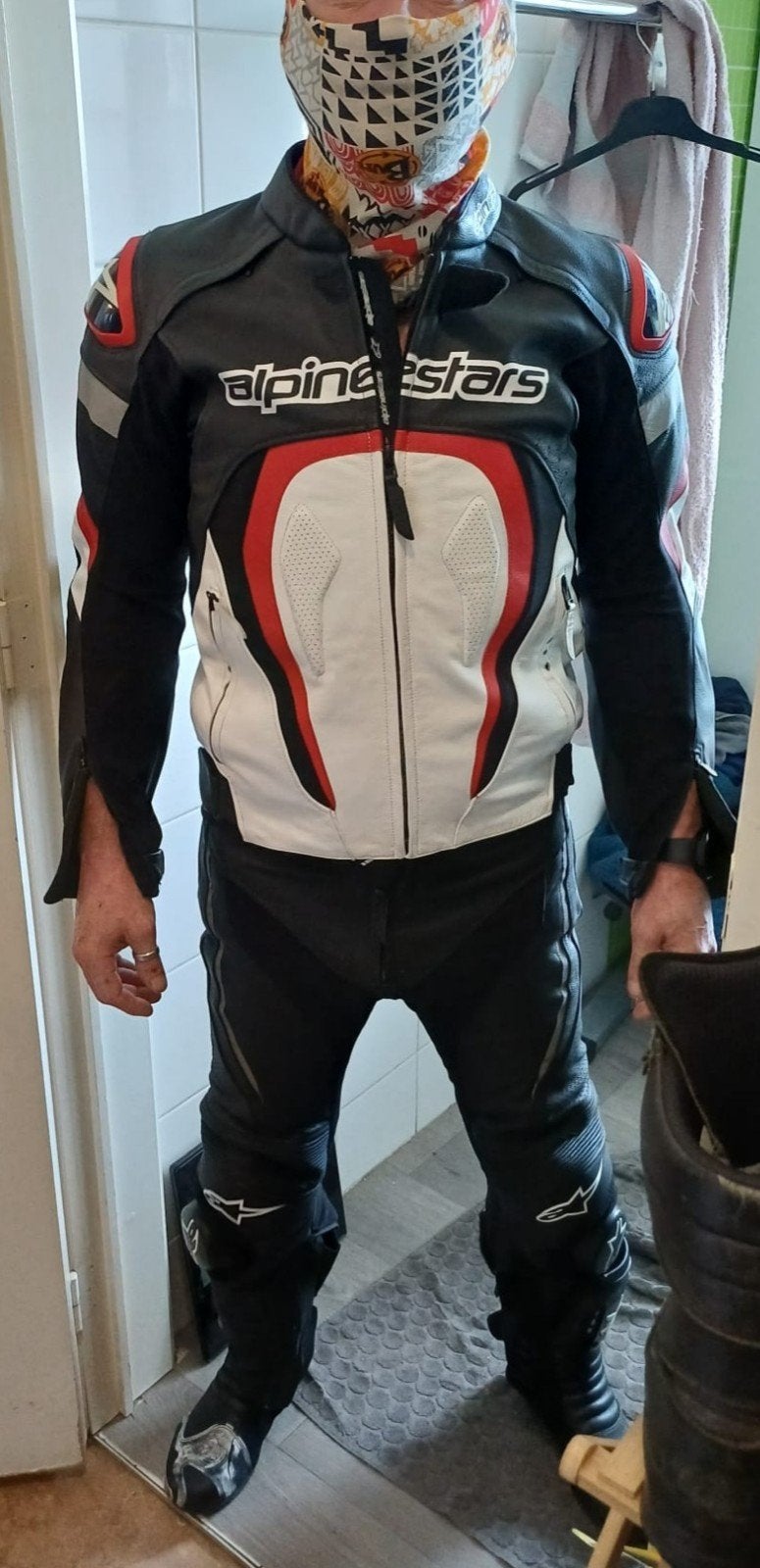 Moto pour le jour de la course, Alpinestars ast, Manteau | cuir, Enlèvement, Neuf, avec ticket