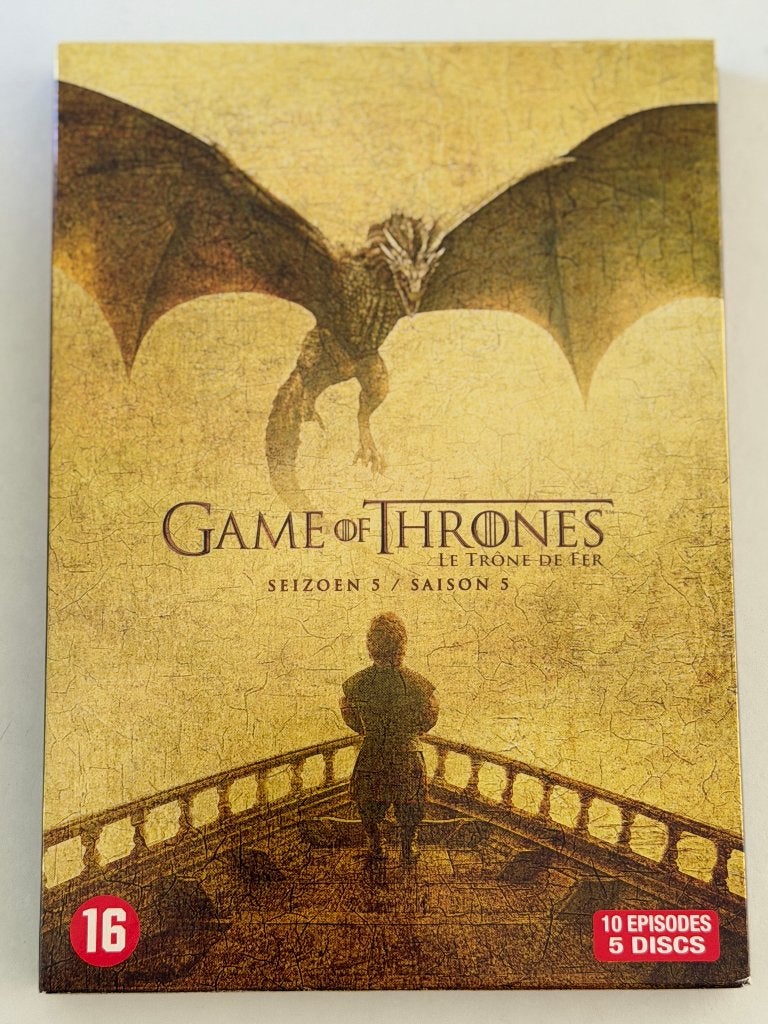 Game Of Thrones - Seizoen 5 (DVD), CD & DVD, DVD | TV & Séries télévisées, Anglais, Saison 5, Néerlandais, Utilisé