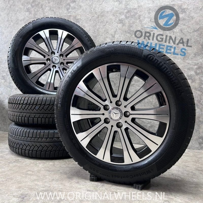 18 inch originele velgen + winterbanden Mercedes EQA EQB A24, Pneus et Jantes, -, 18 pouces, Utilisé